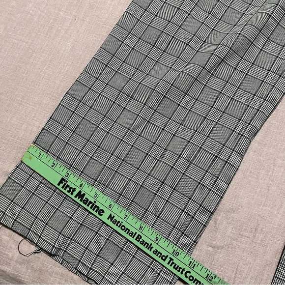 Nine West Neo Classic Gray Plaid Wide Leg Pants Plus Size 16 Business Casual - Picture 5 of 8